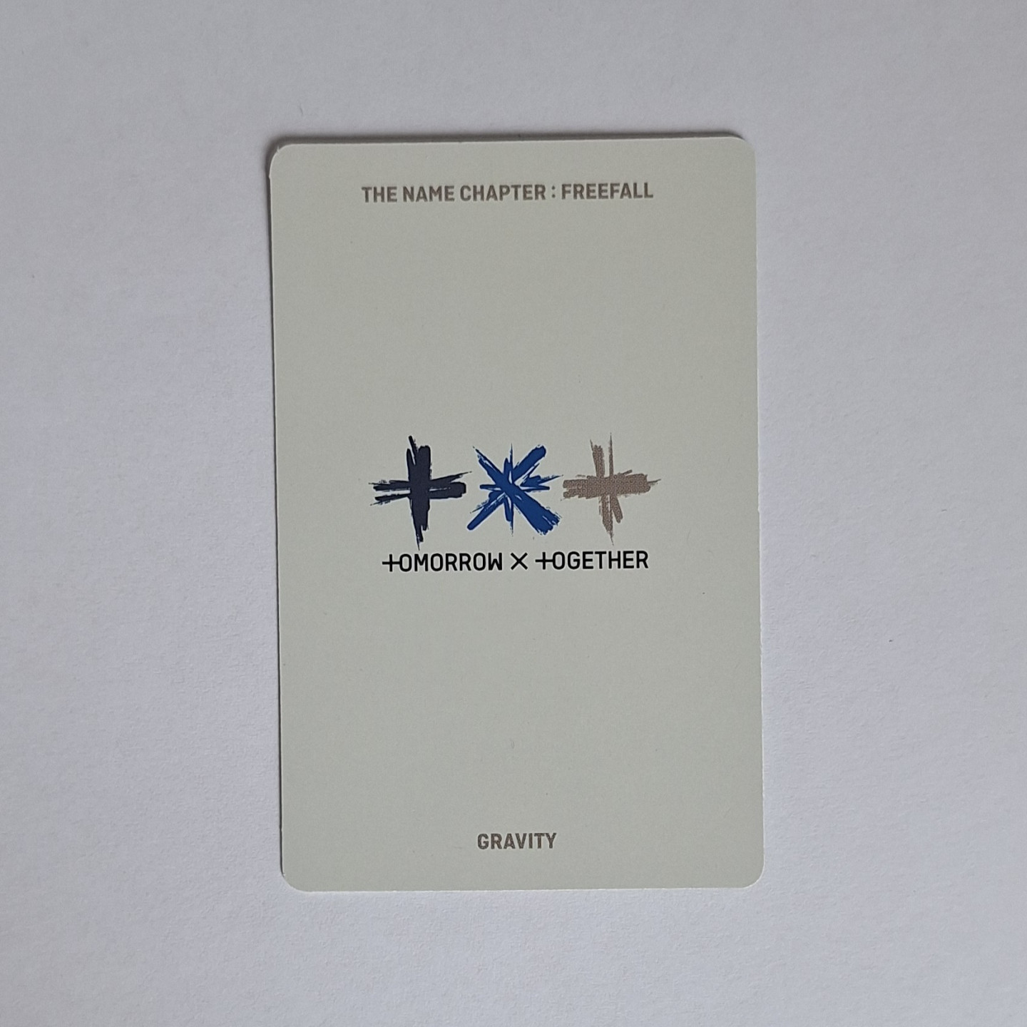 TXT Soobin - The Name Chapter Freefall Gravity version Album photocard