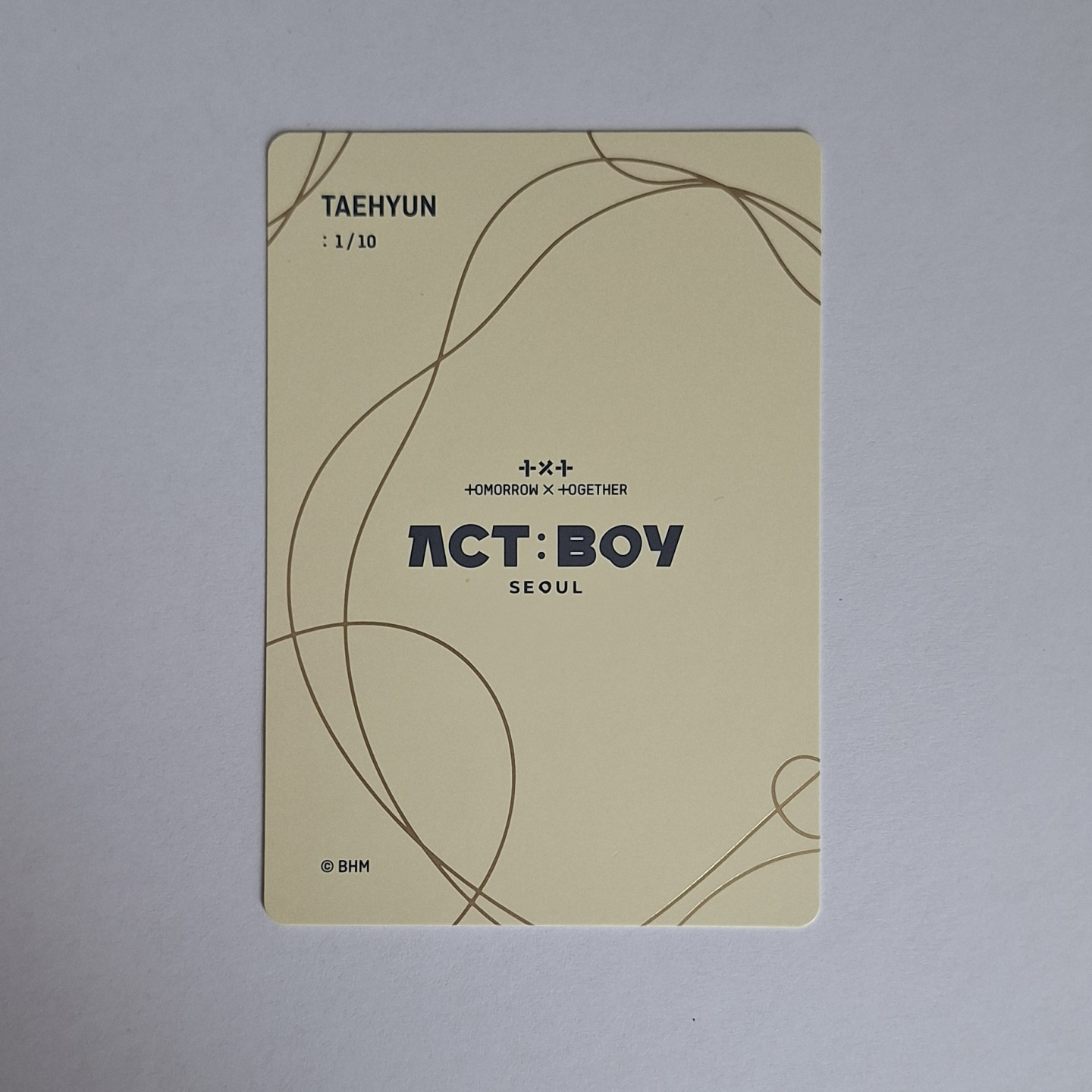 TXT Taehyun - ACT: Boy Seoul photocard ( 1/10 )