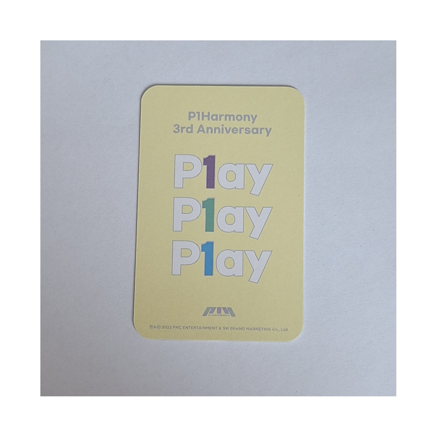 P1Harmony Theo - P1Harmony 3rd Anniversary Photocard