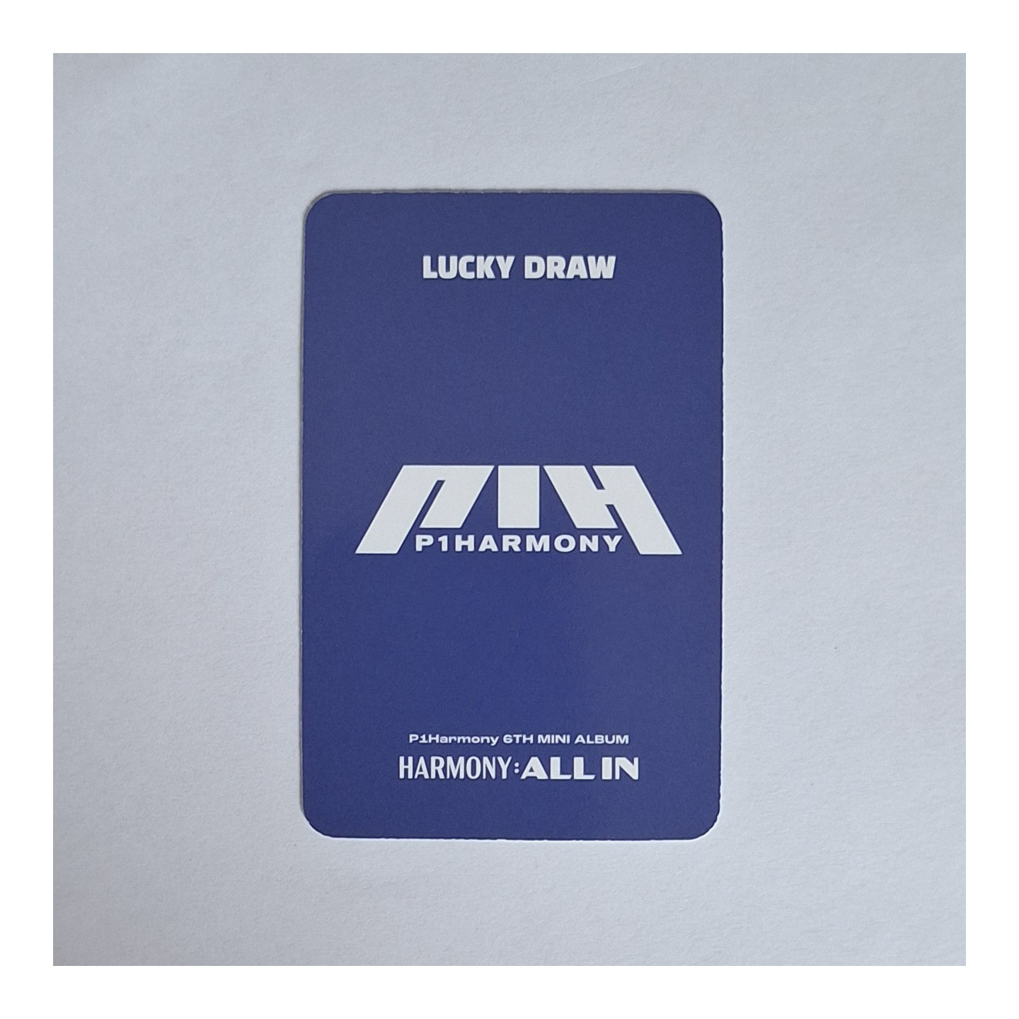 P1Harmony Theo -All In - Apple Music lucky draw 2