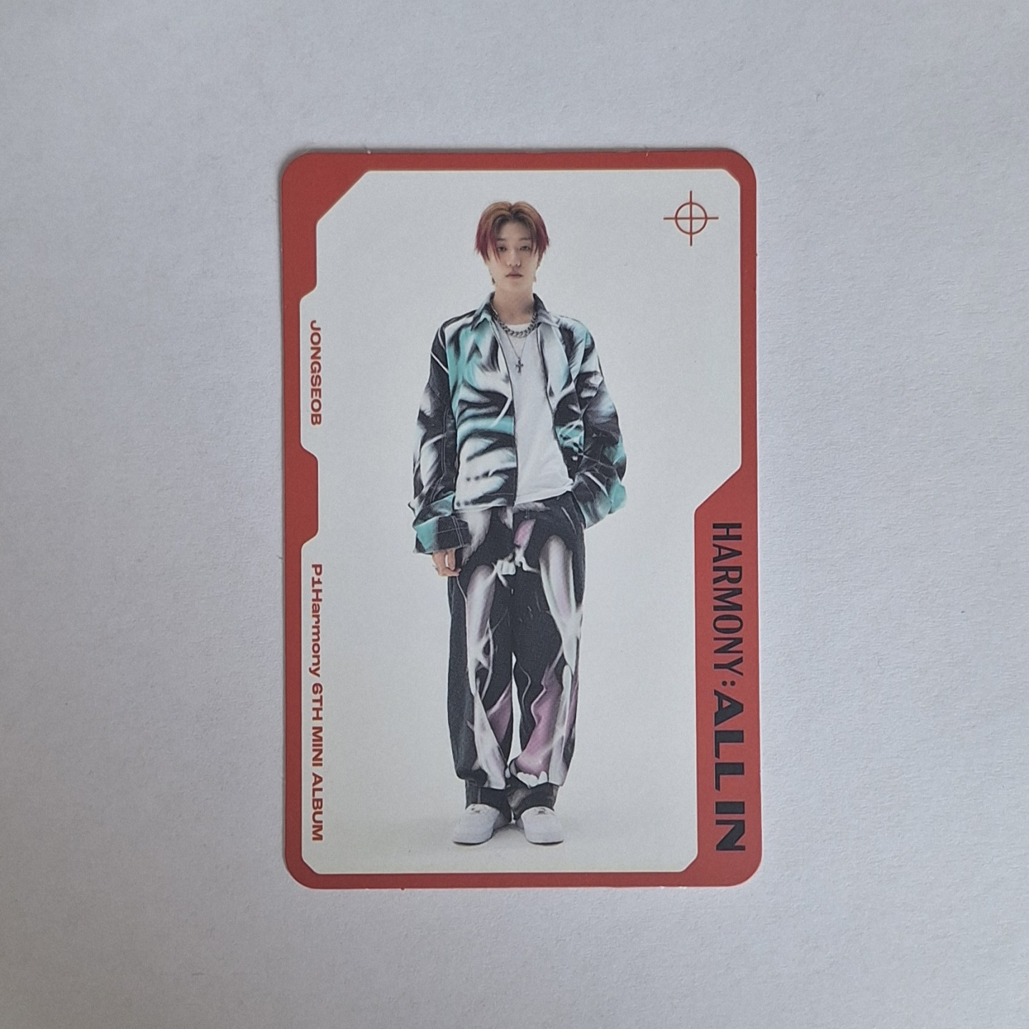 P1Harmony Jongseob - Bump In Photocard