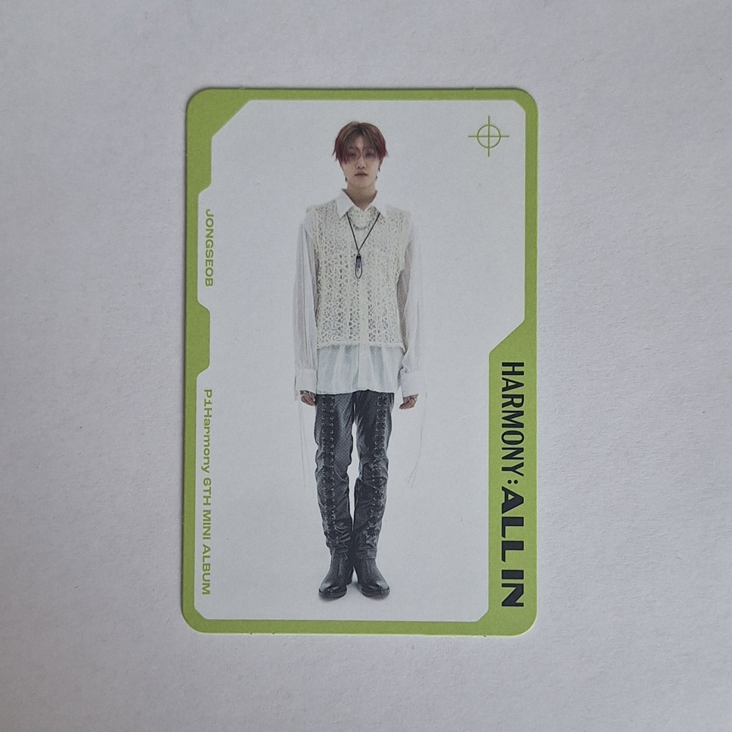 P1Harmony Jongseob - Photocard