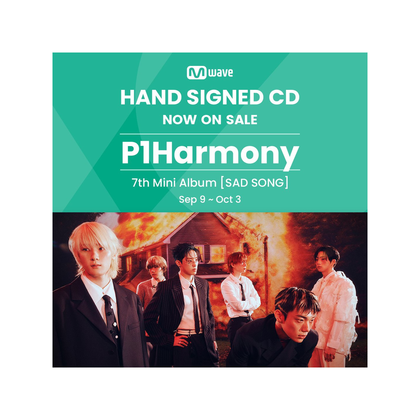 [CG] P1HARMONY - SAD SONG MWAVE Signed