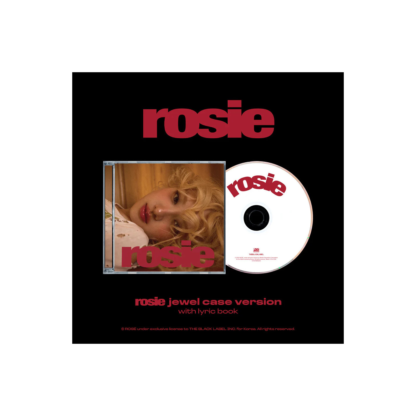 ROSÉ - ROSIE - Jewelcase ver