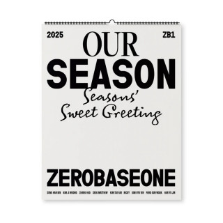 ZEROBASEONE - OUR SEASON - 2025 Wall Calendar