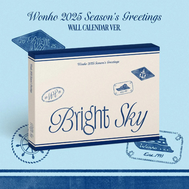 WONHO - 2025 SEASON'S GREETINGS [Bright Sky] WALL CALENDAR Ver.