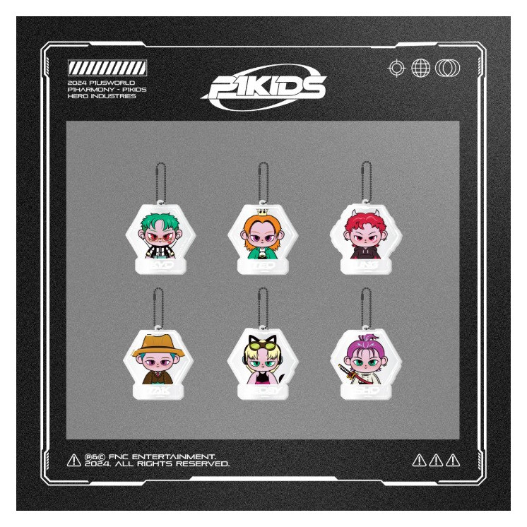 P1HARMONY - P1KIDS RANDOM ACRYLIC KEYRING