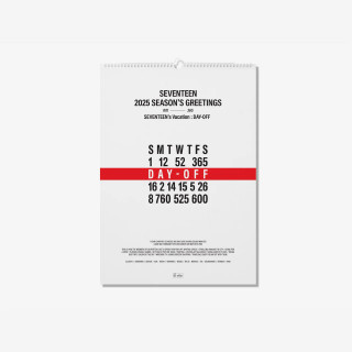 SEVENTEEN - 2025 WALL CALENDAR