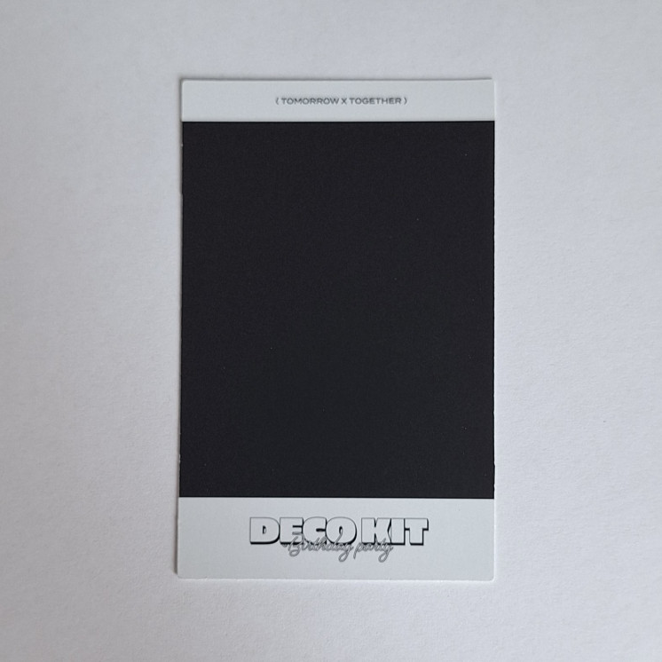 TXT Soobin Yeonjun Beomgyu - DECO KIT 2023 birthday party polaroid