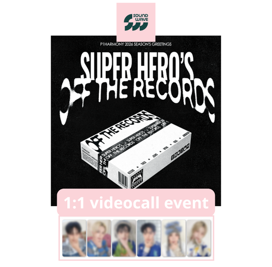 [SOUNDWAVE 06/02 1:1 VC] P1Harmony - 2026 SEASON'S GREETINGS [SUPER HERO'S OFF THE RECORDS]
