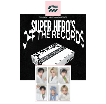 [SOUNDWAVE POB] P1Harmony - 2026 SEASON'S GREETINGS [SUPER HERO'S OFF THE RECORDS]
