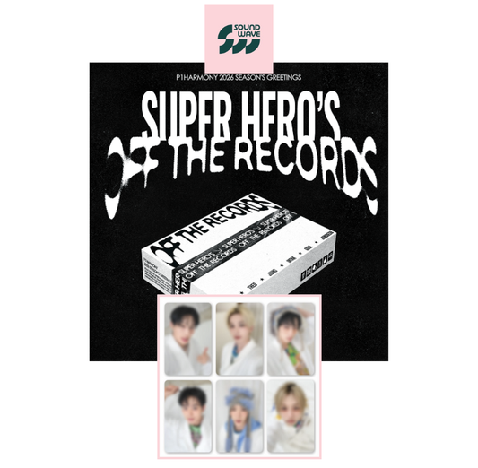 [SOUNDWAVE POB] P1Harmony - 2026 SEASON'S GREETINGS [SUPER HERO'S OFF THE RECORDS]