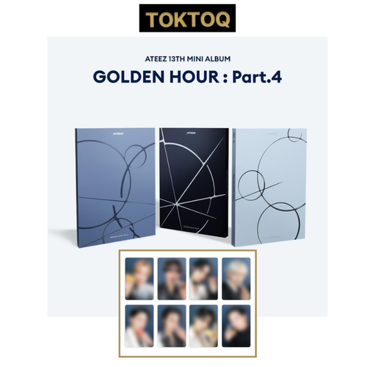 [TOKTOQ POB] ATEEZ - GOLDEN HOUR : Part.4 SET