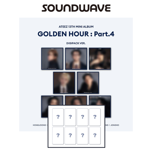 [SOUNDWAVE POB] ATEEZ - GOLDEN HOUR : Part.4 [DIGIPACK Ver.]