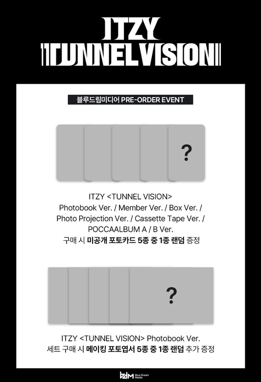 [BDM POB]  ITZY - TUNNEL VISION [POCAALBUM Ver.] RANDOM