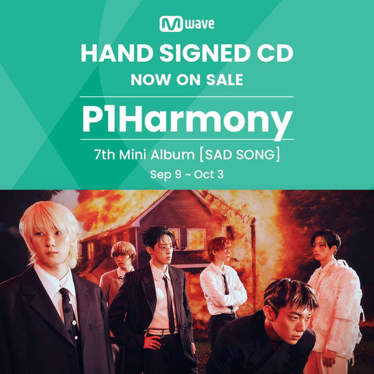 [MWAVE SIGNED] P1Harmony - SAD SONG [Standard Ver.]