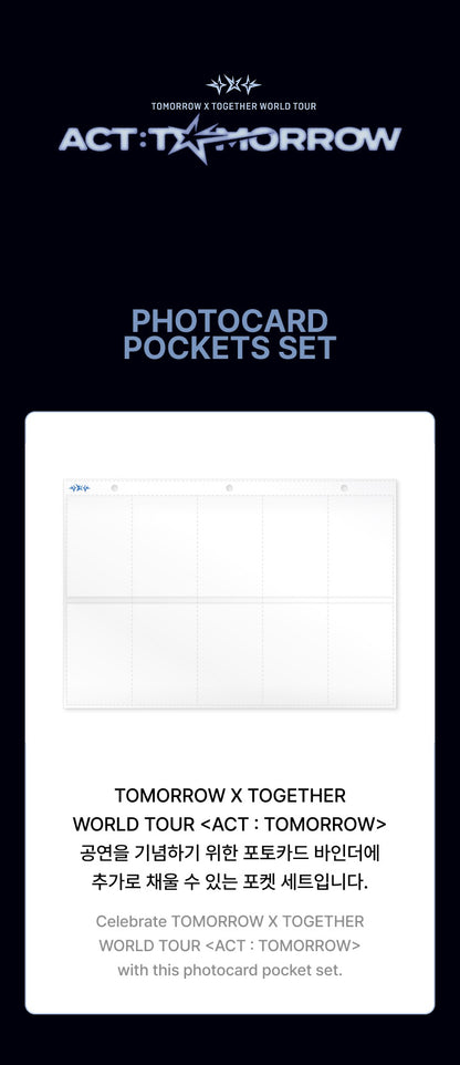 TXT - WORLD TOUR <ACT : TOMORROW> [Photocard Pockets Set]