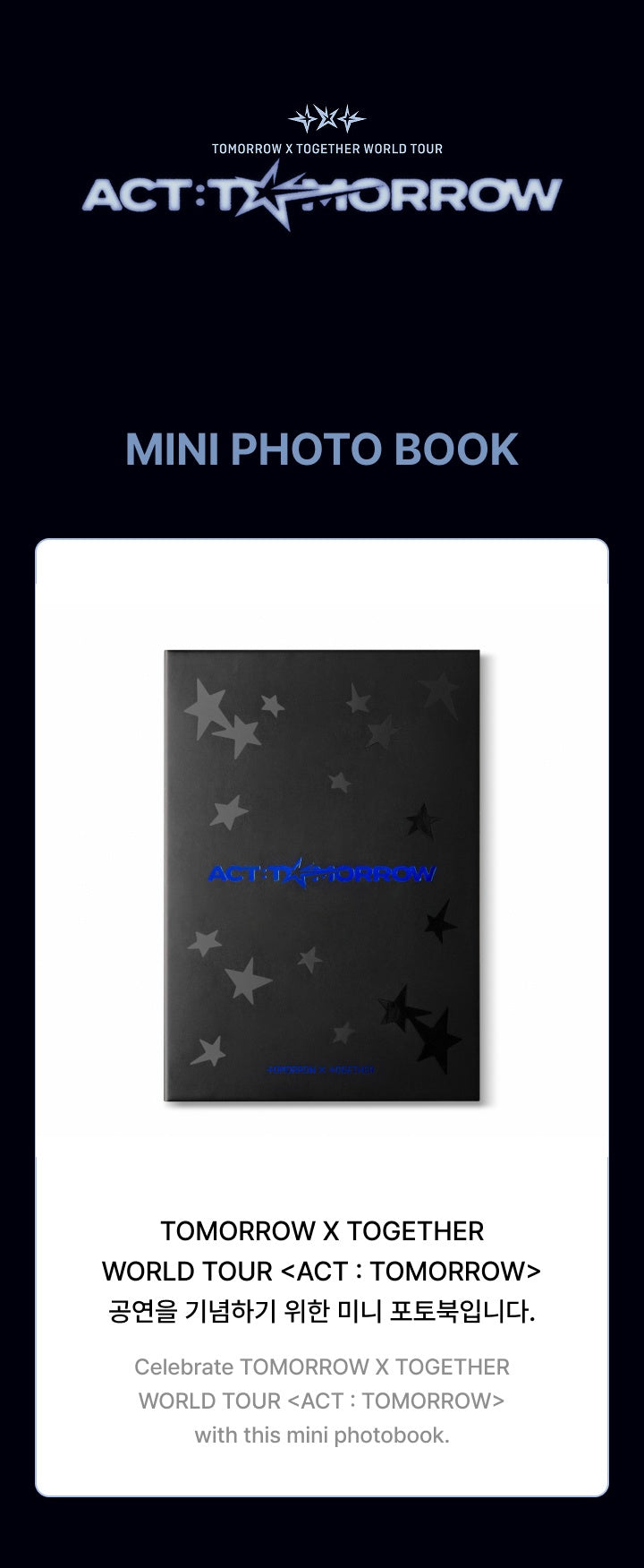 TXT - WORLD TOUR <ACT : TOMORROW> [Mini Photo Book]