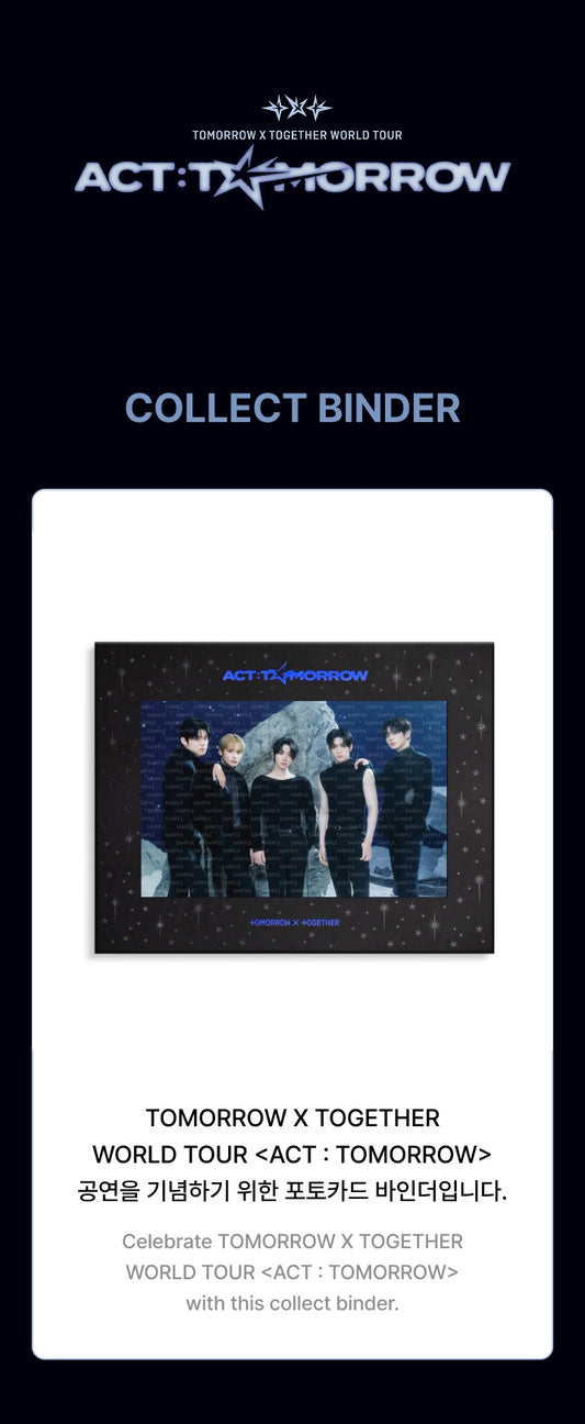 TXT - WORLD TOUR <ACT : TOMORROW> [Collect Binder]