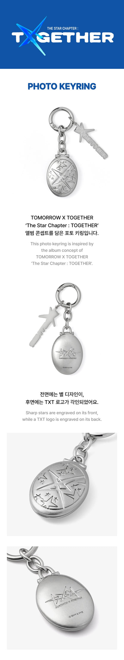 TXT - The Star Chapter: TOGETHER official merch [Photo Keyring]