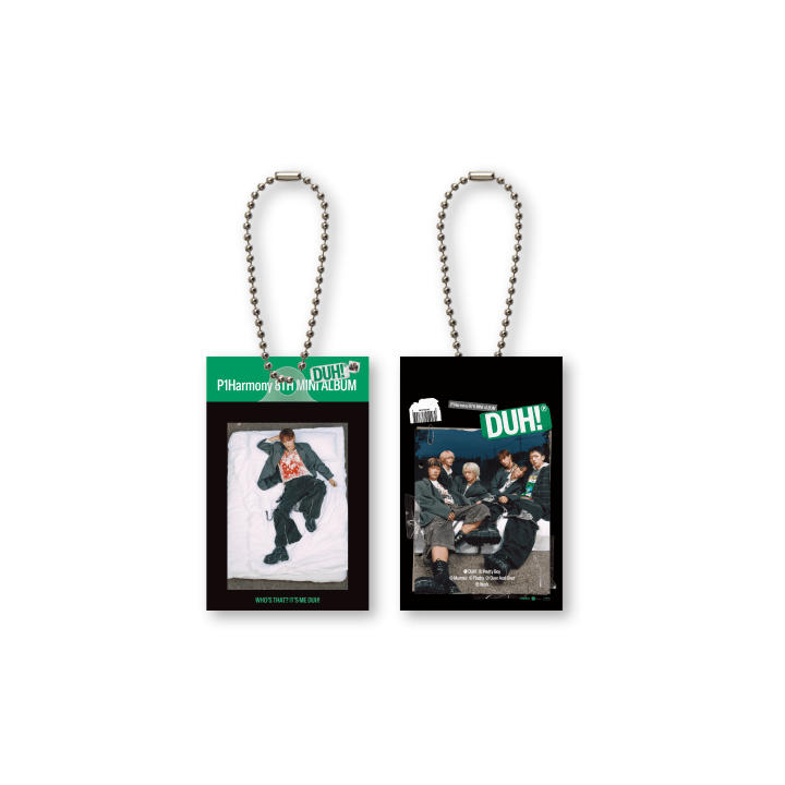 P1HARMONY - Duh! Pop-up Store Official Merch [RANDOM MINI ALBUM KEYRING H Ver.]