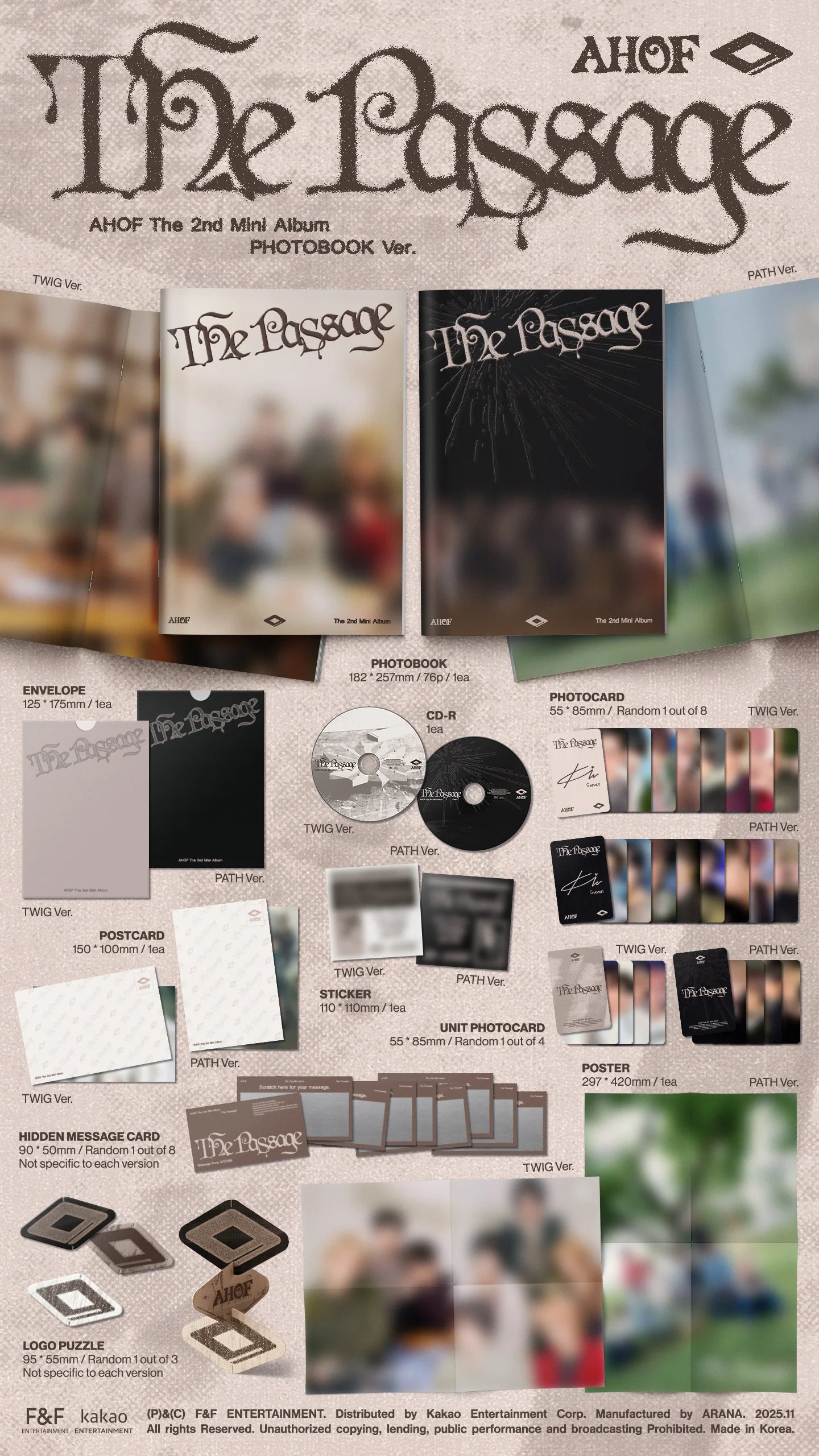 AHOF - The Passage [PHOTOBOOK Ver.]