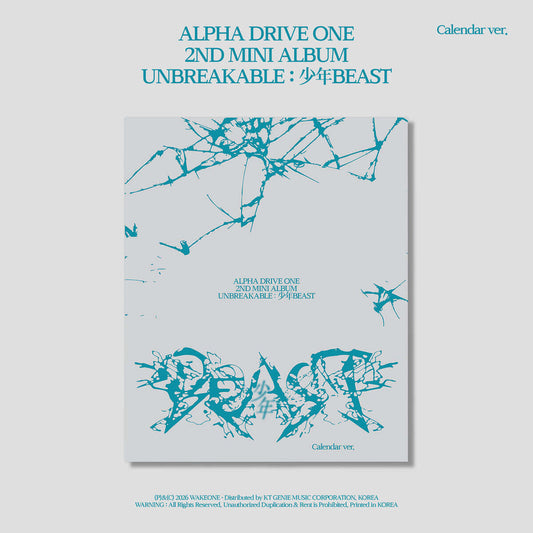 ALPHA DRIVE ONE - UNBREAKABLE : 少年BEAST [Calendar Ver.]