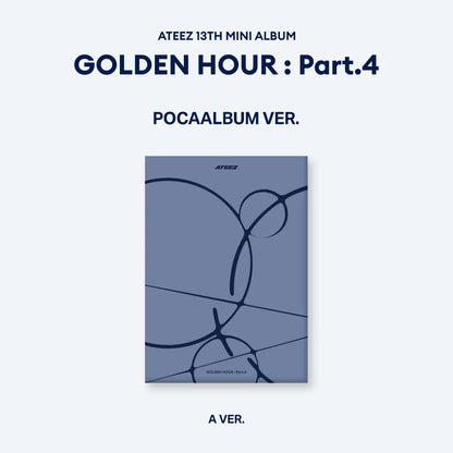 [TOKTOQ POB] ATEEZ - GOLDEN HOUR : Part.4 [POCAALBUM Ver.] SET