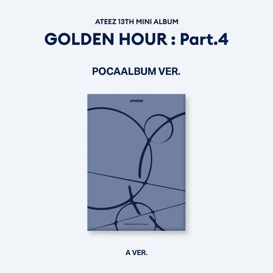 [TOKTOQ POB] ATEEZ - GOLDEN HOUR : Part.4 [POCAALBUM Ver.] SET