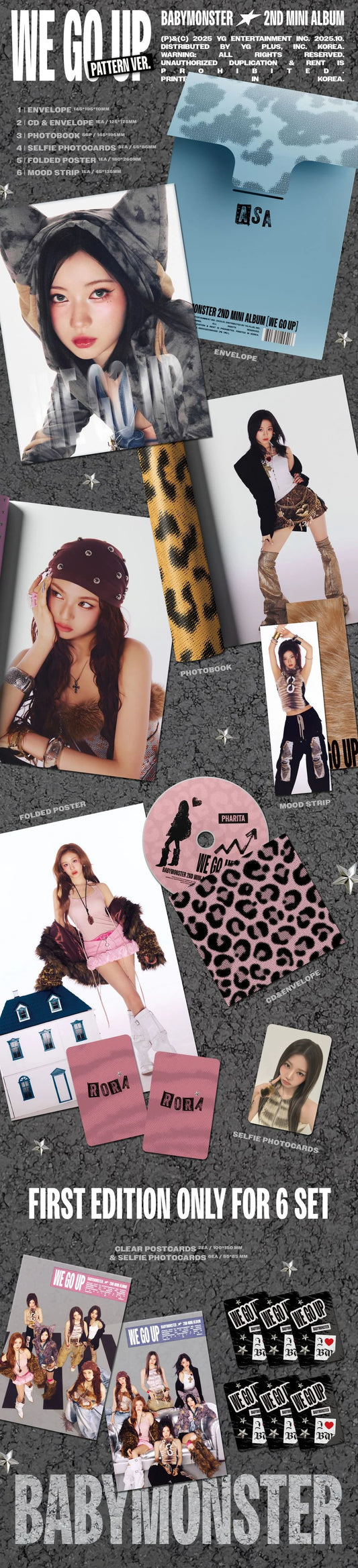 BABYMONSTER - WE GO UP [PATTERN Ver.]