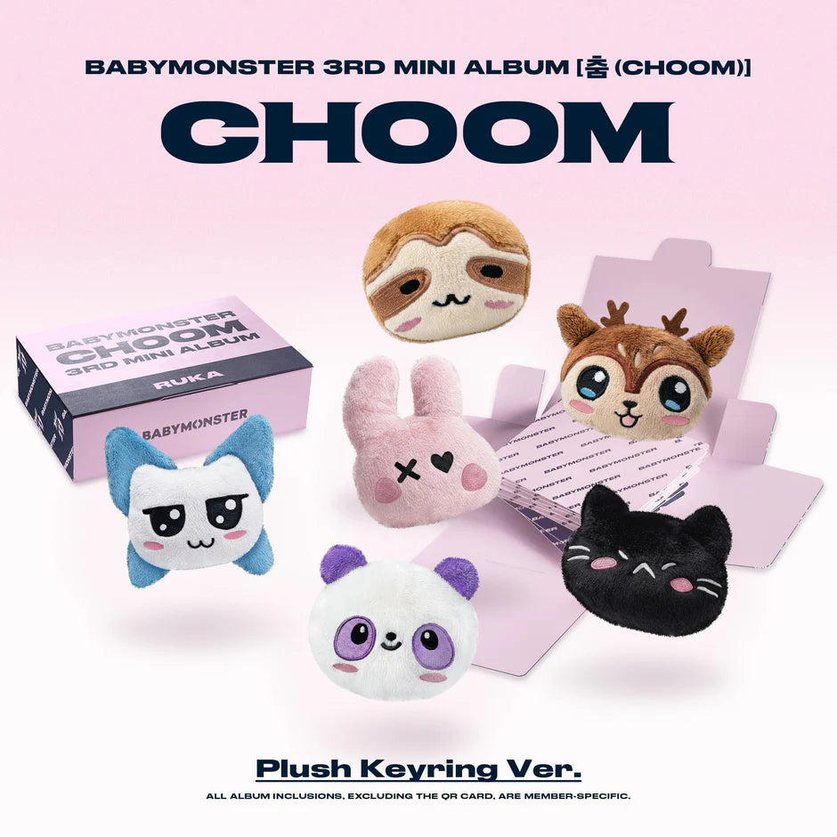BABYMONSTER - CHOOM [Plush Keyring Ver.]