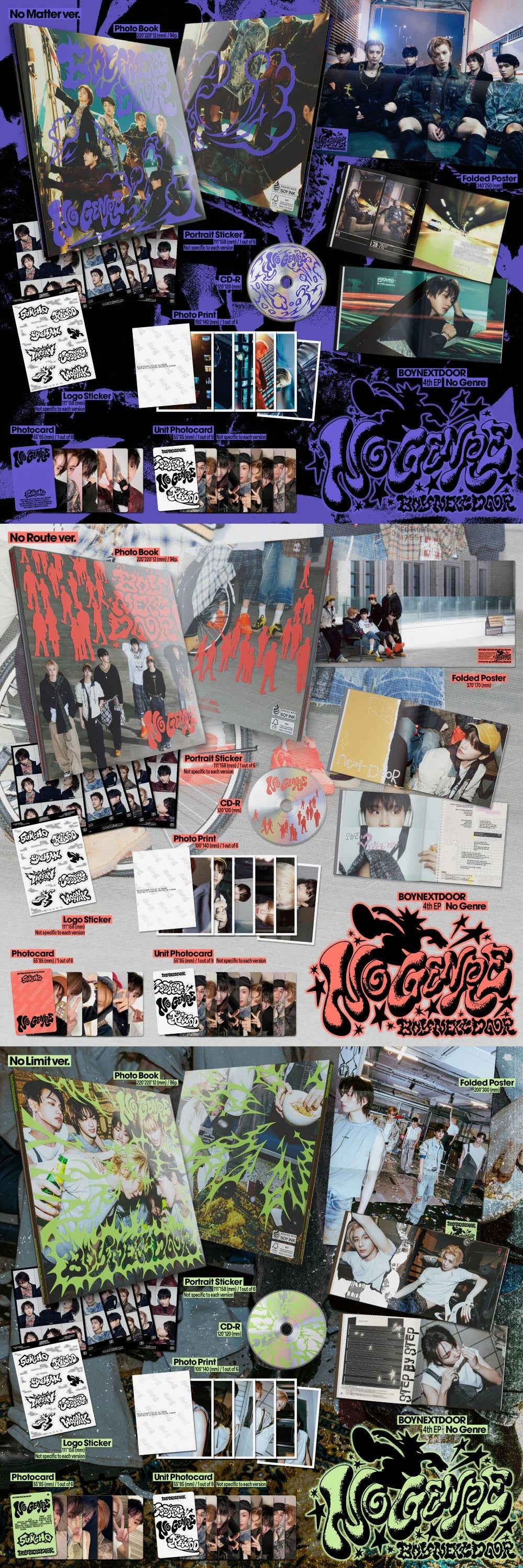 BOYNEXTDOOR - No Genre [Standard Ver.]