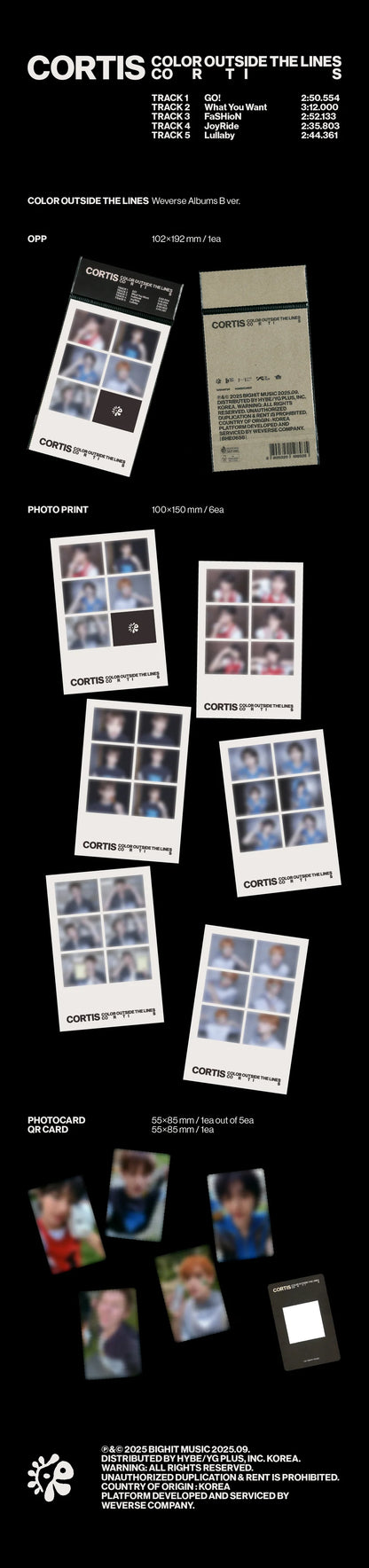CORTIS - COLOR OUTSIDE THE LINES [Weverse Albums Ver.]