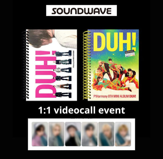 [SOUNDWAVE VC 3 POB] P1HARMONY - Duh! [Standard Ver.] Random