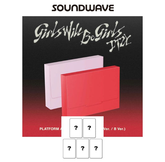 [SOUNDWAVE POB] ITZY - Girls Will Be Girls [PLATFORM ALBUM_POCAALBUM Ver.] Random