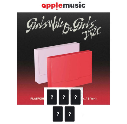[APPLEMU POB] ITZY - Girls Will Be Girls [PLATFORM ALBUM_POCAALBUM Ver.] Random