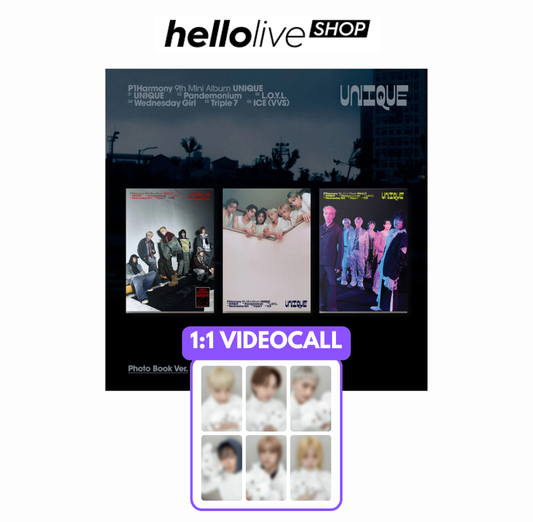 [20/03 HELLOLIVE VC] P1Harmony - UNIQUE [Photobook Ver.]