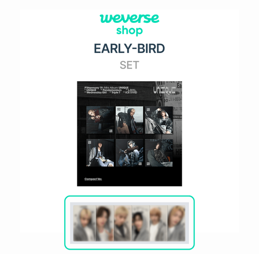 [WV POB] P1Harmony - UNIQUE [Compact Ver.] [EARLY BIRD SET]