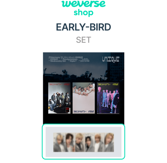 [WV POB] P1Harmony - UNIQUE [Photobook Ver.] [EARLY BIRD SET]