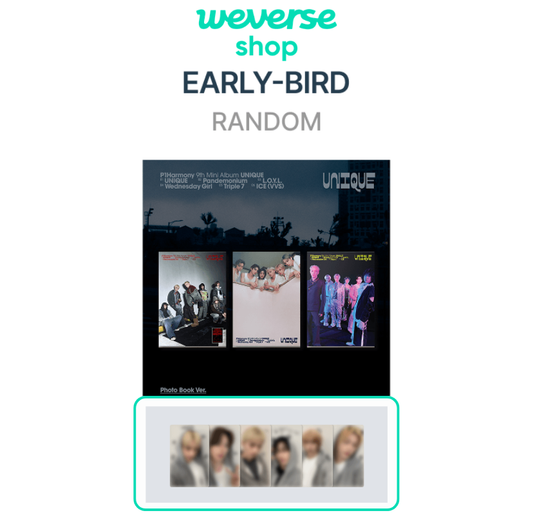 [WV POB] P1Harmony - UNIQUE [Photobook Ver.] [EARLY BIRD RANDOM]