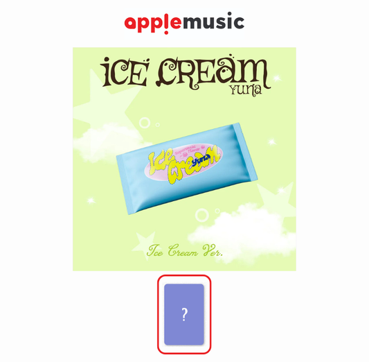 [APPLEMU POB] YUNA (ITZY) - Ice Cream [Ice Cream Ver.]