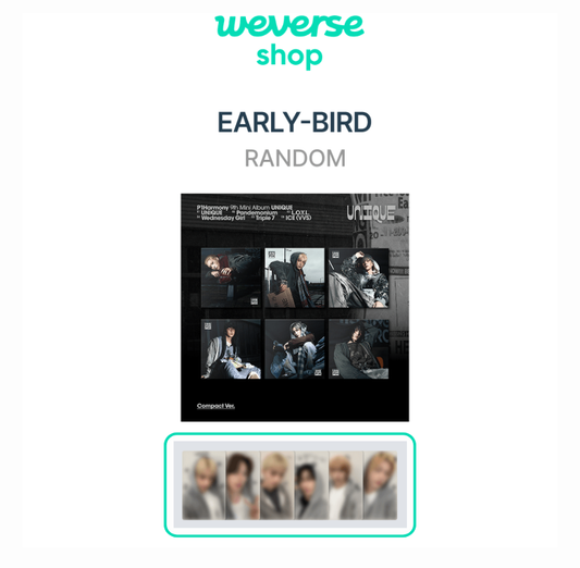 [WV POB] P1Harmony - UNIQUE [Compact Ver.] [EARLY BIRD RANDOM]