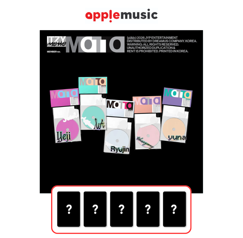 [APPLEMU POB] ITZY - Motto [MEMBER Ver.]