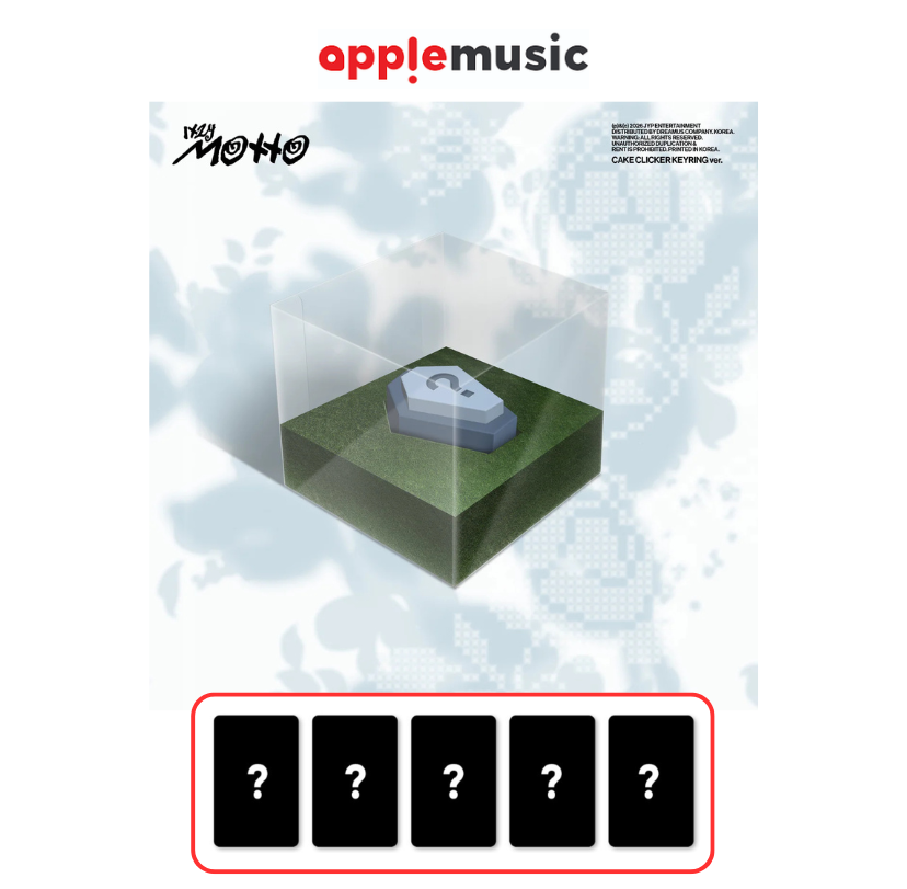 [APPLEMU POB] ITZY - Motto [CAKE CLICKER KEYRING Ver.]