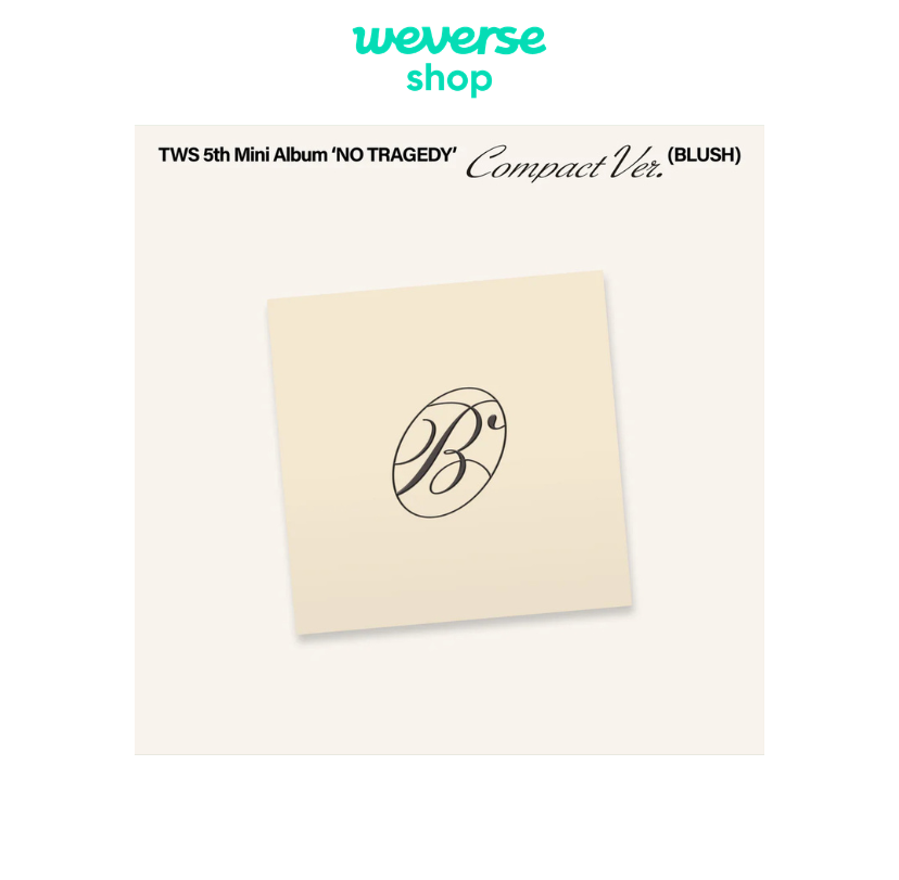 [WV POB] TWS - NO TRAGEDY [COMPACT Ver. (BLUSH)]