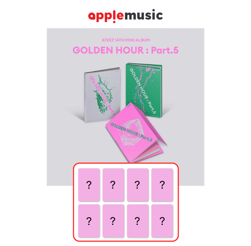 [APPLEMU POB] ATEEZ - GOLDEN HOUR : Part.5