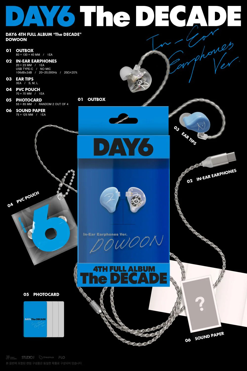 DAY6 - The DECADE [In-Ear Earphones Ver.]