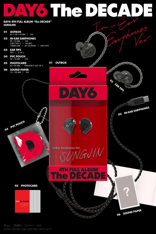 DAY6 - The DECADE [In-Ear Earphones Ver.]