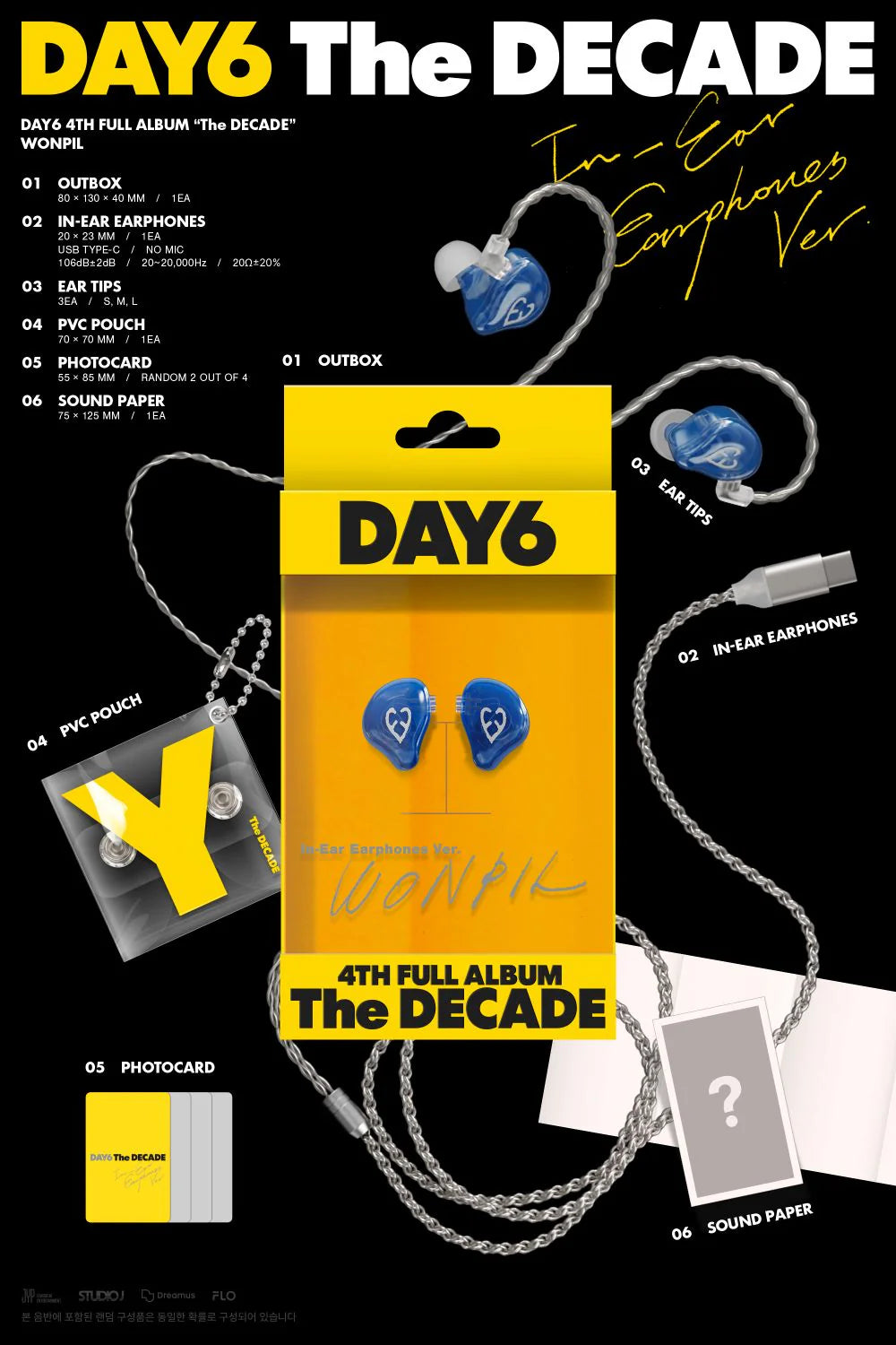 DAY6 - The DECADE [In-Ear Earphones Ver.]