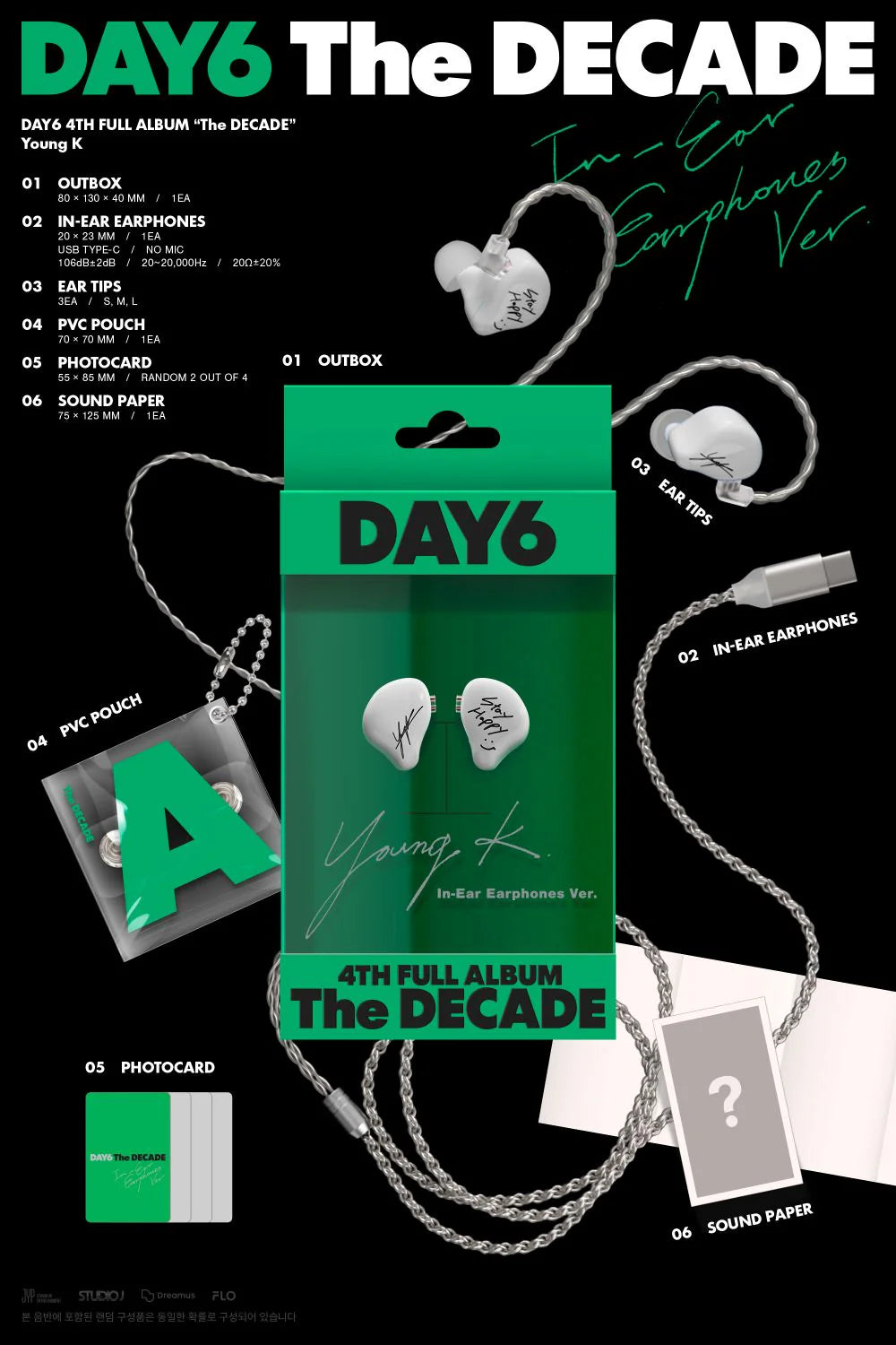 DAY6 - The DECADE [In-Ear Earphones Ver.]